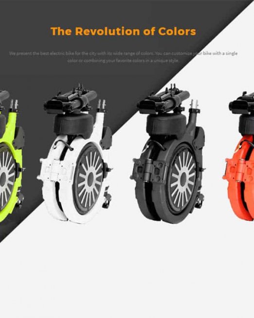 electric bike neofold four different colors